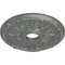 Ekena Millwork Antioch Ceiling Medallion (Fits Canopies up to 3 1/2"), 18"OD x 3 1/2"ID x 1 3/8"P, Silver CM18SESLS - alternate 3
